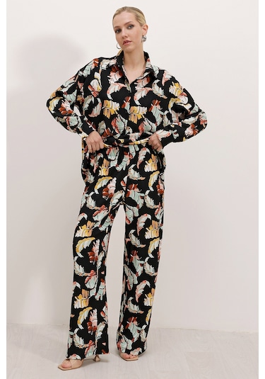 Örme İkili Takım - Siyah 001