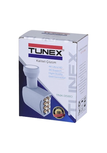 Tunex 4k Ultra Hd Ku-band Üniversal Sekizli Lnb Tnx-3580