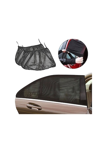 Araba Yan Pencere Sivrisinek Koruyucu Rüzgar Geçirmez Perde