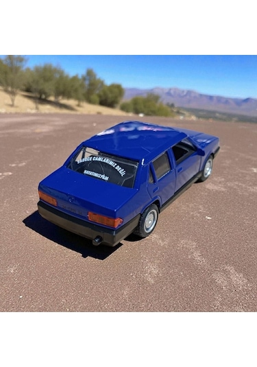 Nostaljik Metal Çek Bırak Mavi Tofaş Şahin Araba Kapılar Açılır Diğer