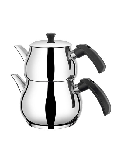 Yunusoğlu Home Antonio Midi Boy Siyah Çaydanlık Takımı