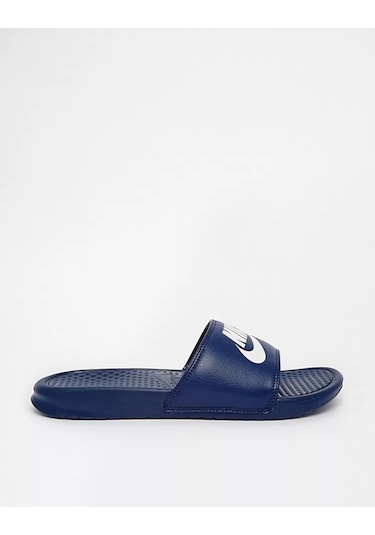 Nike Futura Benassi Slide Hard Blue Unisex Tek Bantlı Tek Bantlı Lacivert Lacivert