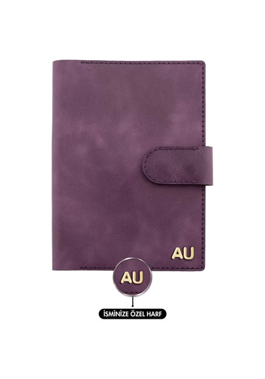 A5 Defter Ve Ajanda Kılıfı - %100 Rainbow Deri - Ko10001 - Mor Mor