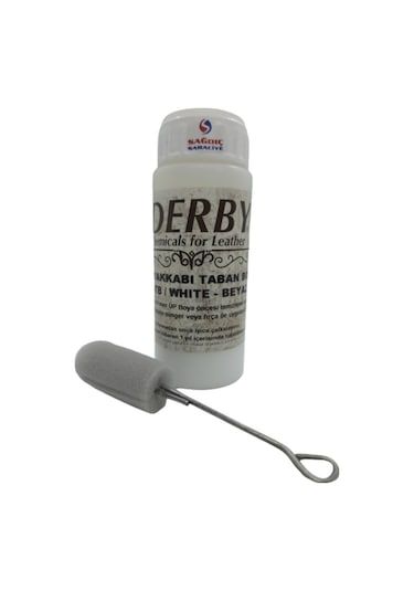 Derby Spor Ayakkabı Beyaz Taban Boyası 100 ML Beyaz