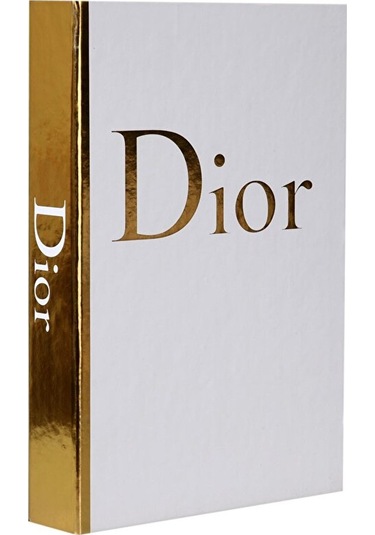 Beyaz Gold Dekoratif Kitap Kutu