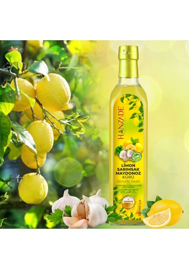 Hanzade Bitkisel Limon Sarımsak Maydanoz Kürü 6 x 500 ML