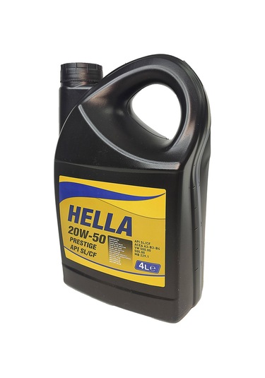 Hella Prestige API SL/CF 20W-50 Motor Yağı 4 L