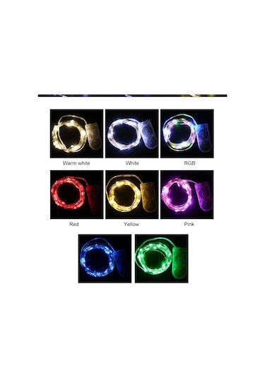 Sarı 2 Adet Peri Işık Yeni Yıl Led Noel Işık Su Geçirmez Bakır Tel Dize Işık Düğün Çelenk Parti İçin 1m 2m 3m 5m Perde Işık 1m Sarı