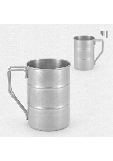 Bloomnest 304 Stainless Steel Camping Cup Set, Portable Hiking Travel Cup, Silver Paslanmaz Çelik Kamp Kupası Seti, Taşınabilir Dağcılık Yürüyüş Seyahat Kupa Gümüş Gümüş Gümüş