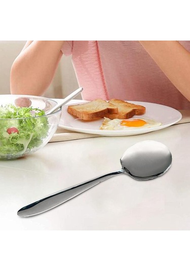 Suntek Magideal Paslanmaz Çelik Restoran Gravies Servis Kaşığı