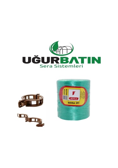 Sera İpi 1 Kg Ve Bitki Klipsi 250ad Domates Kelepçesi