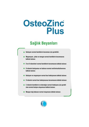 Osteozinc Plus 30 Yumuşak Kapsül + 60 Tablet