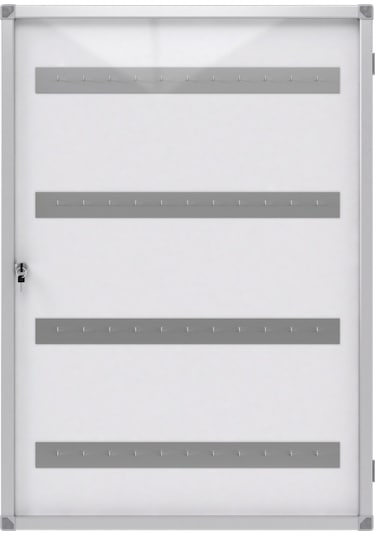 Panda 20'Li İnce Alüminyum Kapaklı Anahtar Dolabı 30X42Cm