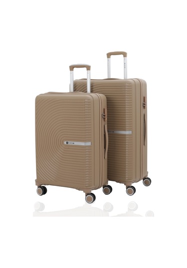 V374 Su Y.üretim Pp Valiz 75 Cm + 65 Cm S24sy1000078-set 00026 Şampanya