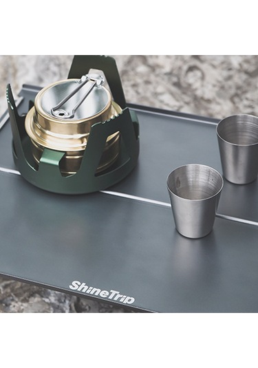 Moveevo Alüminyum Çadır Masağı, Ultra Hafif Katlanabilir, Dış Mekan Piknik Kahve Masası, Siyah, Dayanıklı, Taşınması Kolay Çok Renkli