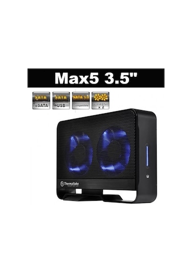 Thermaltake Max5 3.5" Esata, Usb 2.0 External Hdd Kutusu
