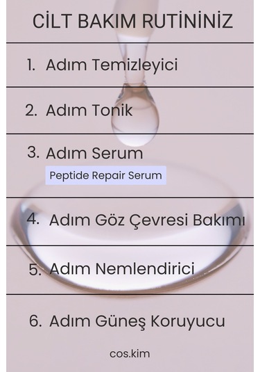 Peptit Içeren Onarıcı - Kırışıklık Ve Yaşlanma Karşıtı Cilt Bakım Serumu 30 Ml