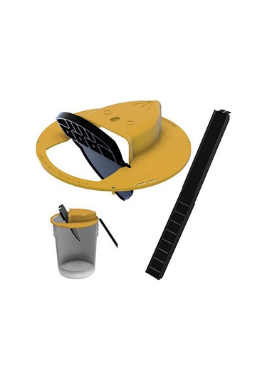 Sürgülü Kaydırmalı Kova Fare Kapanı Sarı