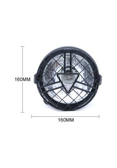 Motosiklet Ok Ucu Retiküler Retro Lamba Cg125 / Gn125 İçin Led Far Modifikasyon Aksesuarları Beyaz