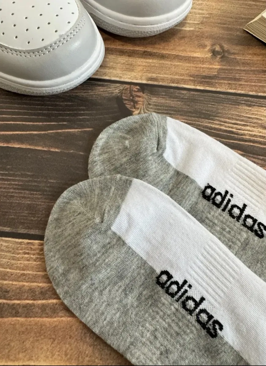 Nmshop Erkek Çorap Seti 10 Çift Spor Pamuklu 322294225 Beyaz