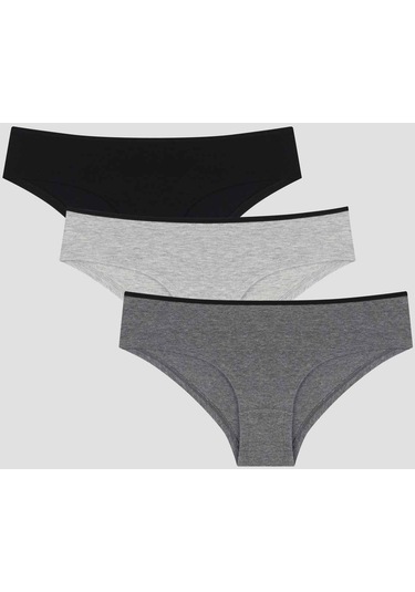 Black Tones 3lü Hipster Külot Çok Renkli