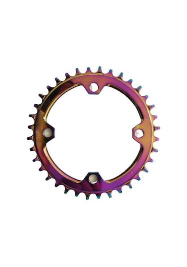 Bisiklet Aynakol Tek Yaprak Rainbow 104 Bcd 9/10/11 Uyumlu Aynakol Yaprağı 34t Tek Yaprak Çok Renkli