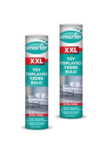Smarter XXL Tüy Toplayıcı Yedek Rulo 2'li
