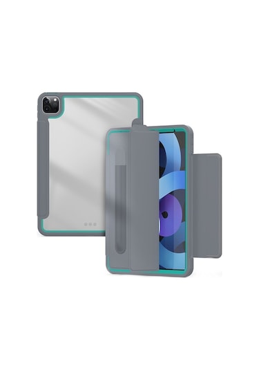 Yunboo İpad Uyumlu Uyumlu Pro 11 2.nesil 2020 Uyumlu Şık Tpu Kılıf - Kalem Şarj, 3 Katmanlı Koruma Ve Katlanabilir Dizayn Diğer Diğer