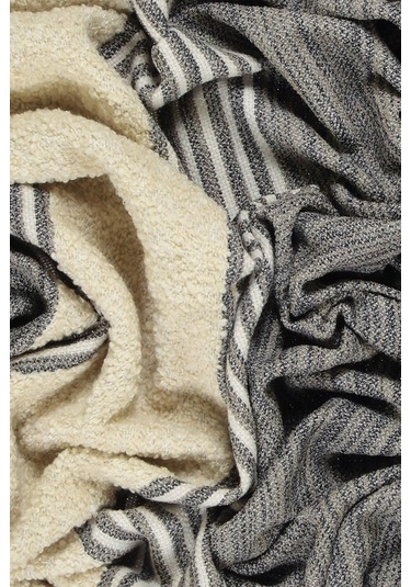 Sarev Bonnie Gri Throw 130 170 Cm