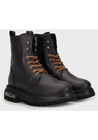 Harley Davidson Erkek Bot 021m100570 Black Deri
