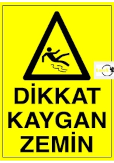 Lorex Lr-Is816 Dikkat Kaygan Zemin Pvc Uyarı Ikaz Levhası