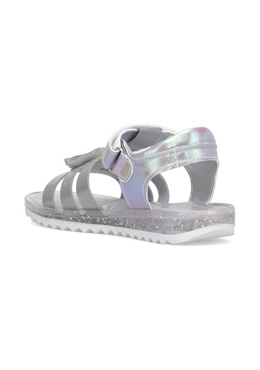 Elit Şa-p-034-25y Patik Kız Çocuk Düz Sandalet Gümüş Gümüş