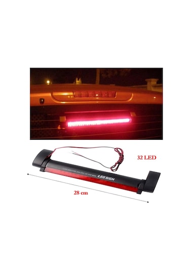 Arka Cam Stop Lambası 32 Ledli 12 Volt