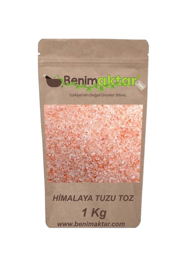 BenimAktar Himalaya Tuzu Toz 1 KG