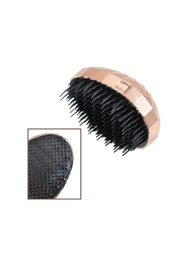 9010953229916 - Buffer Rose Gold Saç Düzleştirici Tarak Geniş Aralıklıher Saç Tipine Uygun Fırçalı Saç Düzleştiric