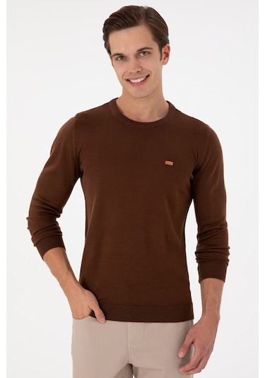 U.s. Polo Assn. Erkek Kahverengi Kazak /triko 50297040-vr158 Kahverengi