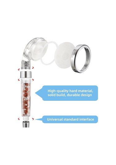 Gajeena 3 Modlu İyon Filtreli Duş Başlığı - Düşük Basınçta Yüksek Performans Diğer