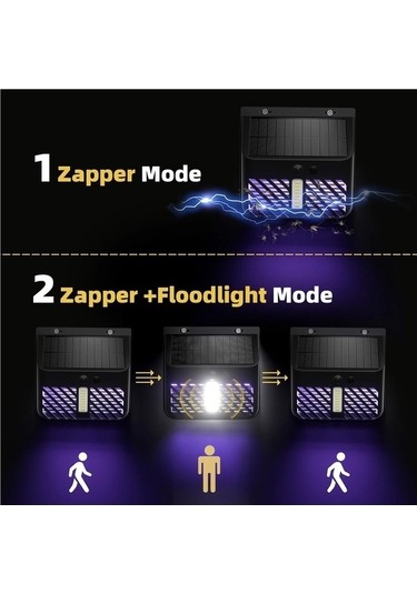 Trendooze Yüksek Sivrisinek Sensörü, Lamba, Katili Hareket Güneş Güç, Dayanıklı Xv