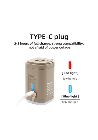 Jialan Kablosuz Şişirme Pompası Taşınabilir Açık Mini Hava