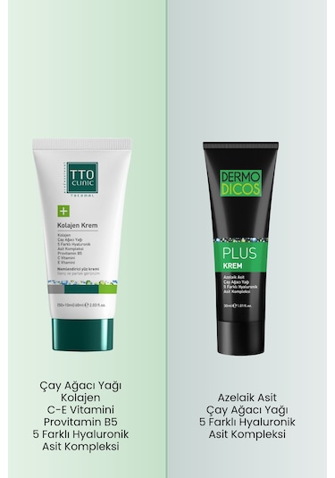 Tto Yaşlanma Karşıtı Set Dermodicos Plus Kolajen Krem
