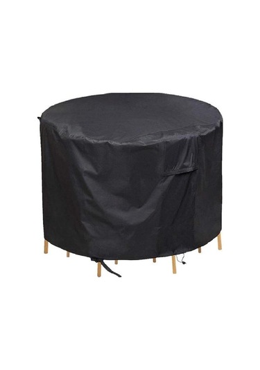 Yuvarlak Mobilya Toz Geçirmez Ve Su Geçirmez Kapak, Açık Bahçe Masa Mobilya Koruyucu Kapak 230 110 Cm Altın