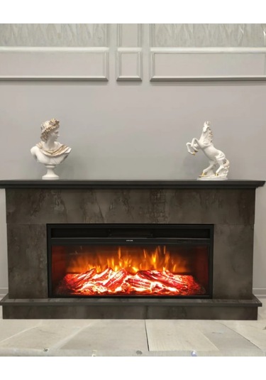 Dlc Large Penida Irony 1800 Watt Bluetooth Ve Ses Efektli Dekoratif Elektrikli Şömine