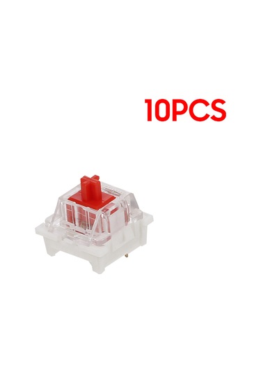 Mufunye Outmu Mekanik Klavye Anahtarı - Kırmızı Eksen - 10 Adet Paket - Evrensel Uyumlu Optik