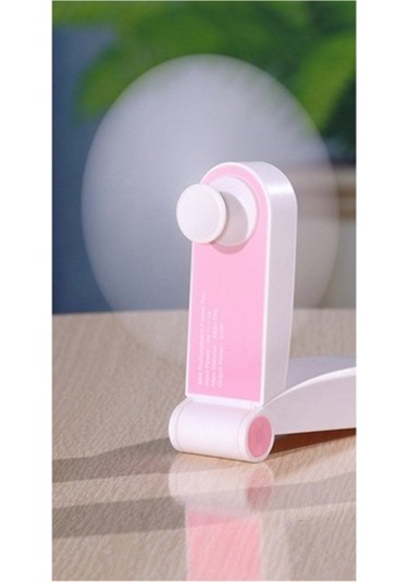 Mini Fan Usb Taşınabilir Katlanır Cep Fanı 6829 Pembe