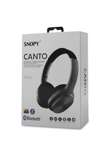 Snopy SN-BT30 CANTO TF Kart Bluetooth 5.0 Kulak Üstü Kulaklık