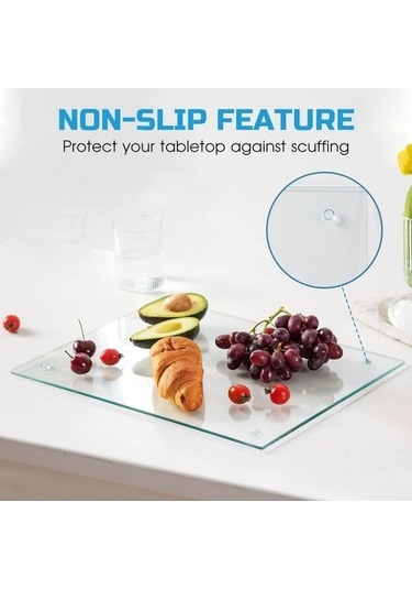 Fastbuy Şeffaf Akrilik Kesme Tahtası, 40x30cm, Kaymaz Matlı, Uzun Ömürlü, Profesyonel Ve Ev Kullanımı İçin Diğer