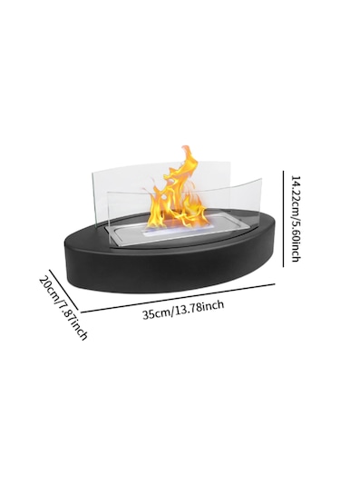 Suntek Taşınabilir Şömine Parti Şenlikli Ev Yatak Siyah