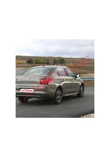 Citroen Elysee Krom Cam Çıtası 2012 Üzeri 4Prç Paslanmaz Çelik N11.4669