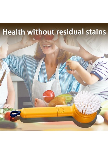 Sebze Temizleme Fırçası Meyve Fırçası İyi Tutuş Uzun Saplı Gıda Temizleme Fırçası Çok İşlevli -4