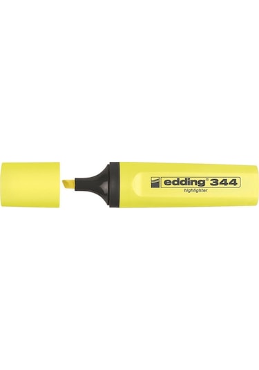 Edding Fosforlu Kalem E-344 Sarı 10'lu Sarı